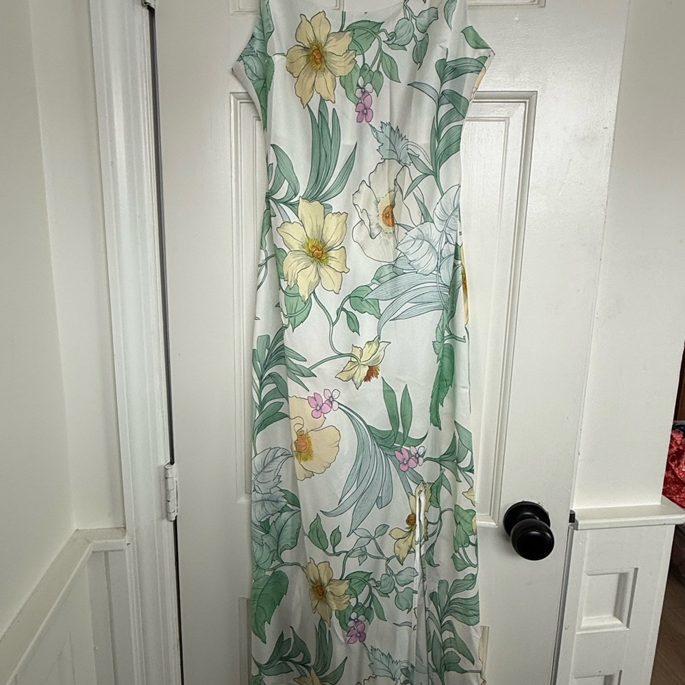 ASOS Floral Midi Slip Dress